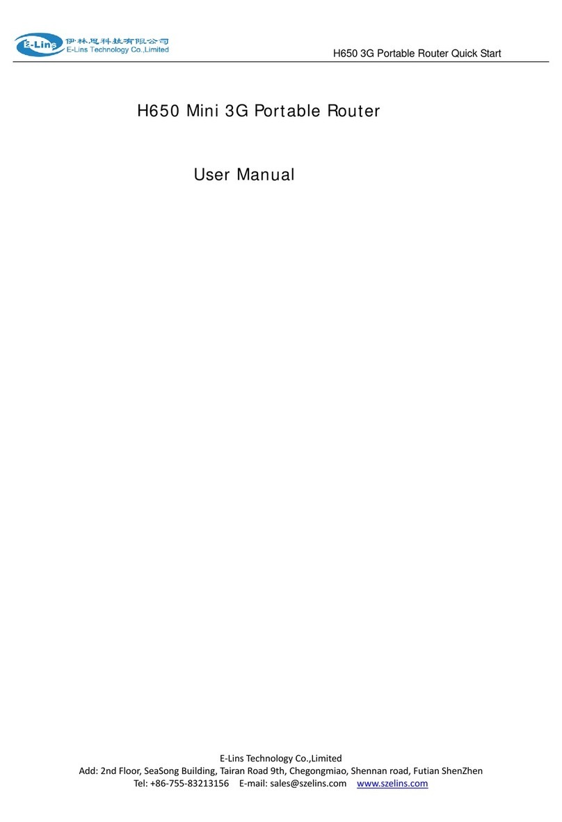 E-Lins H650 User manual