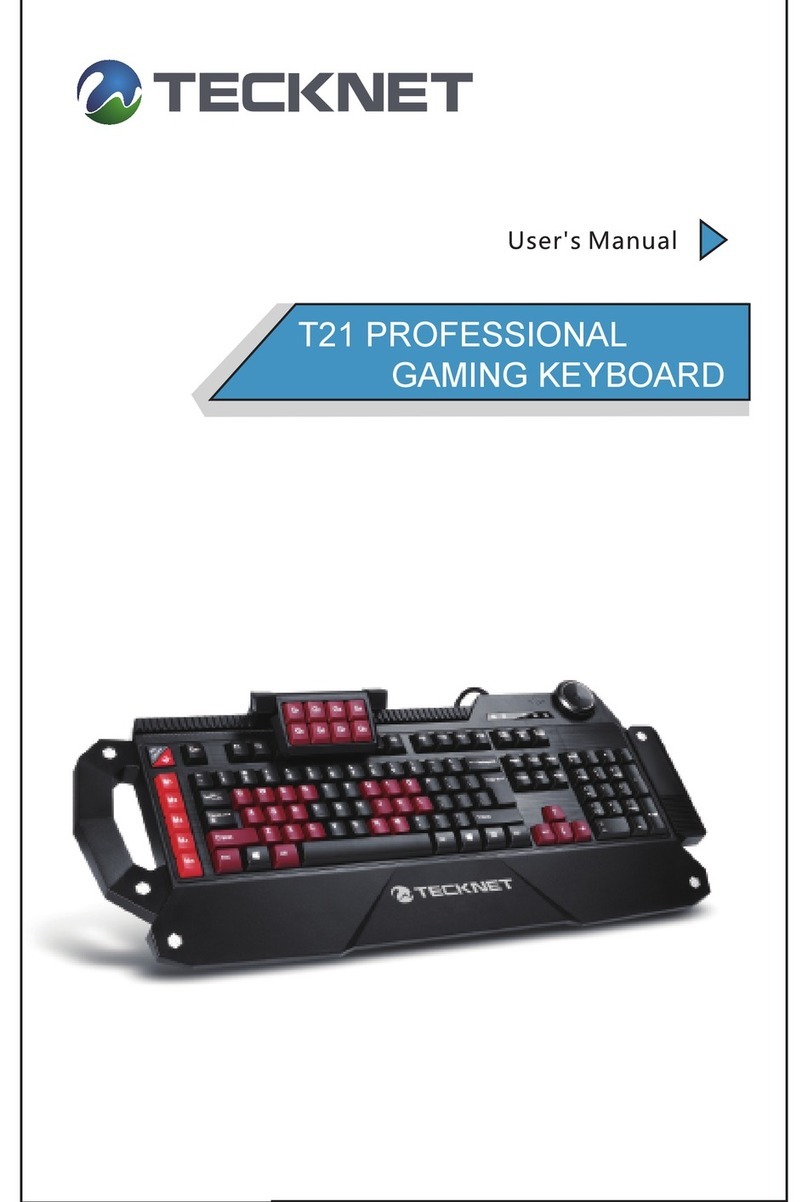 Tecknet T21 user manual Tecknet T21 user manual