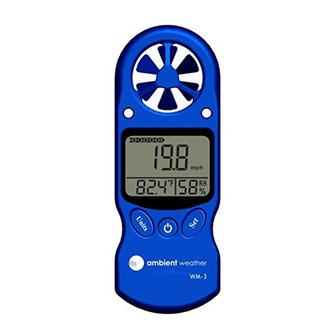 Ambient Weather WM-3 User manual