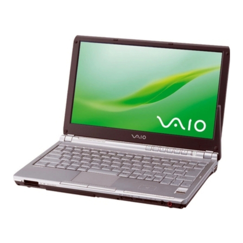 Sony Vaio VGN-TX52B/B Service manual