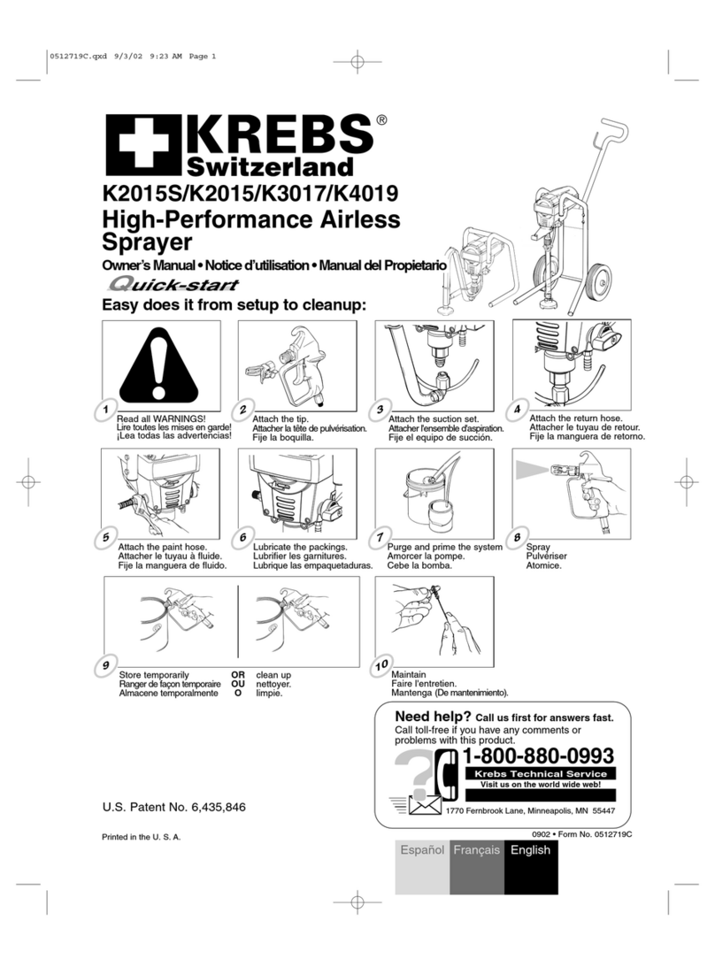 KREBS K2015S owner's manual