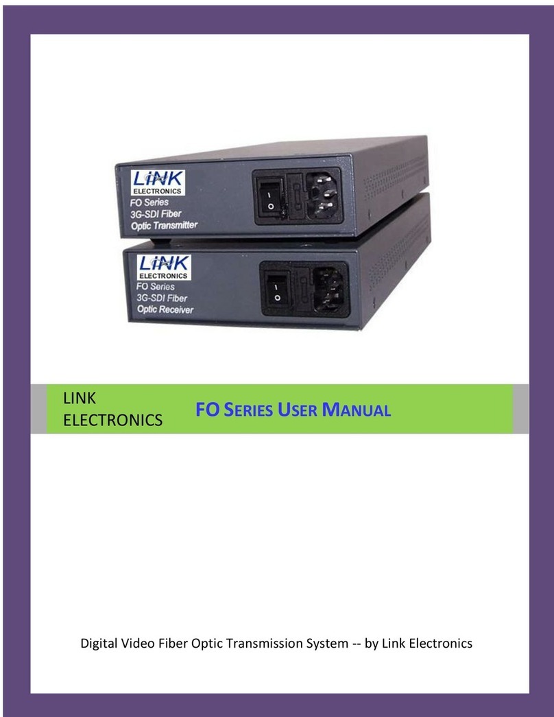 Link electronics FO SERIES user manual