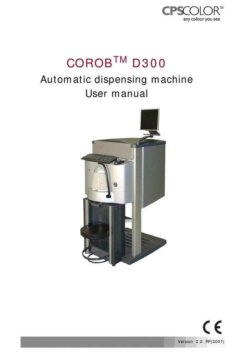 CPS COLOR COROB D300 user manual