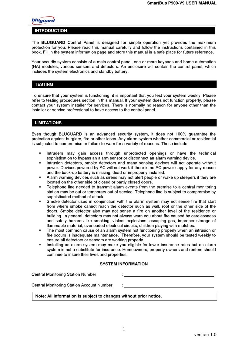 BLUGUARD SmartBus P900-V9 user manual BLUGUARD SmartBus P900-V9 user manual
