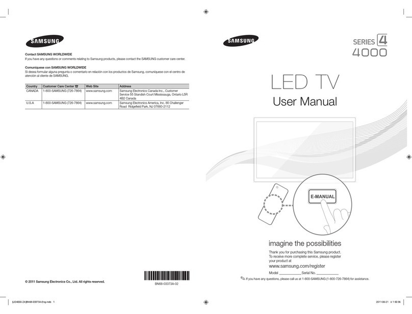 Samsung Series 4000 User manual Samsung Series 4000 User manual