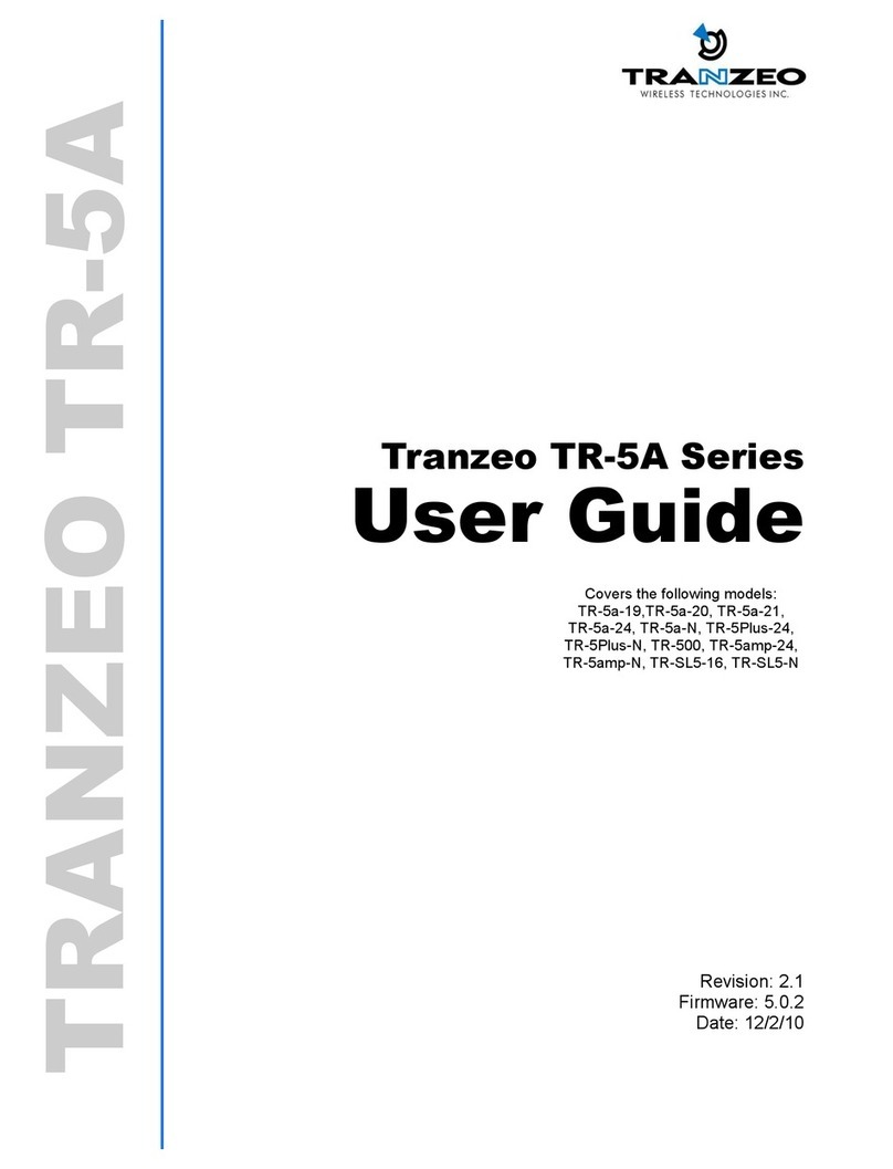 Tranzeo TR-5A Series user guide