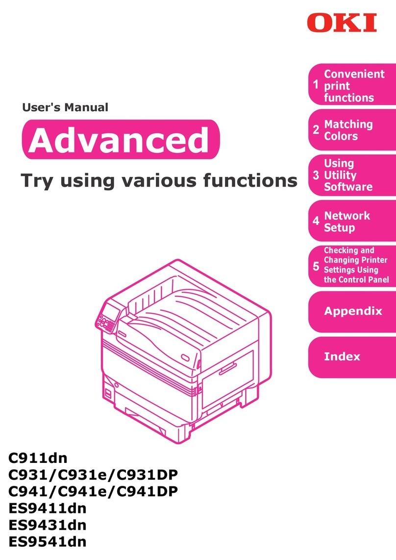 Oki C931 DICOM User manual
