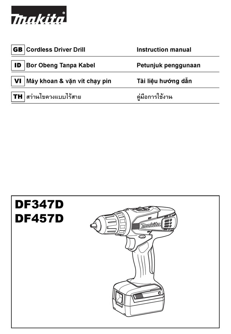 Makita DF347D instruction manual