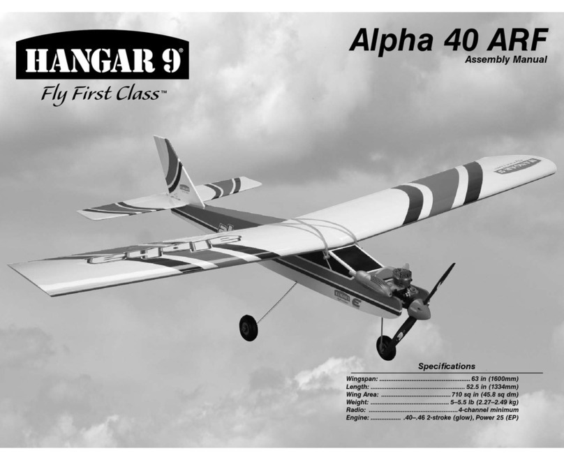 Hangar 9 Alpha 40 ARF Assembly manual Hangar 9 Alpha 40 ARF Assembly manual