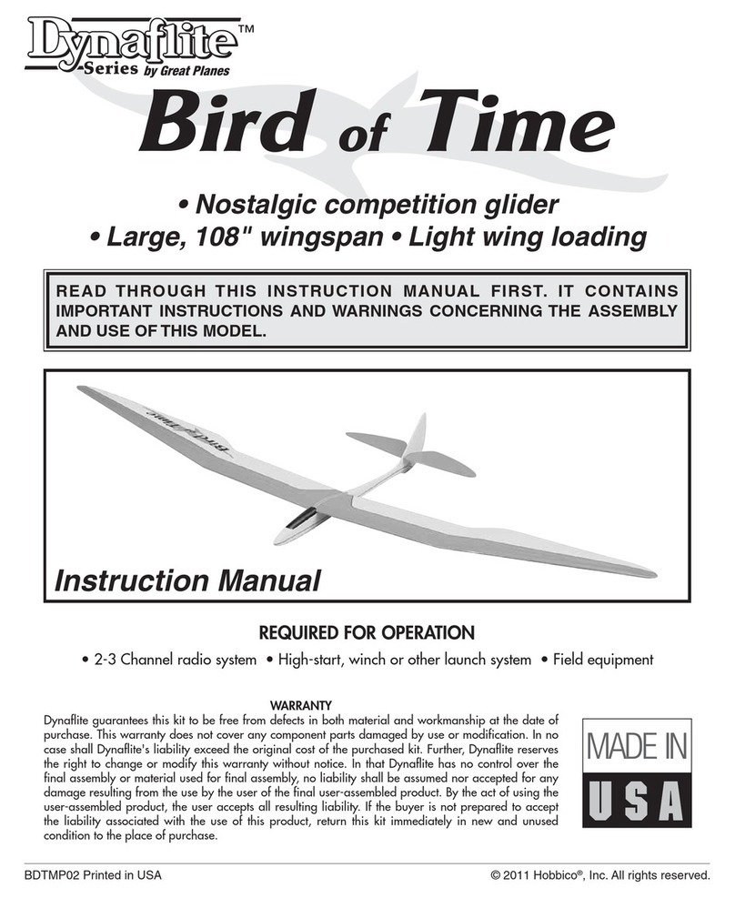 Dynaflite Bird of Time User manual