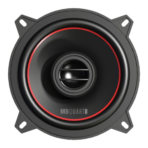 MB QUART RKM113 User manual