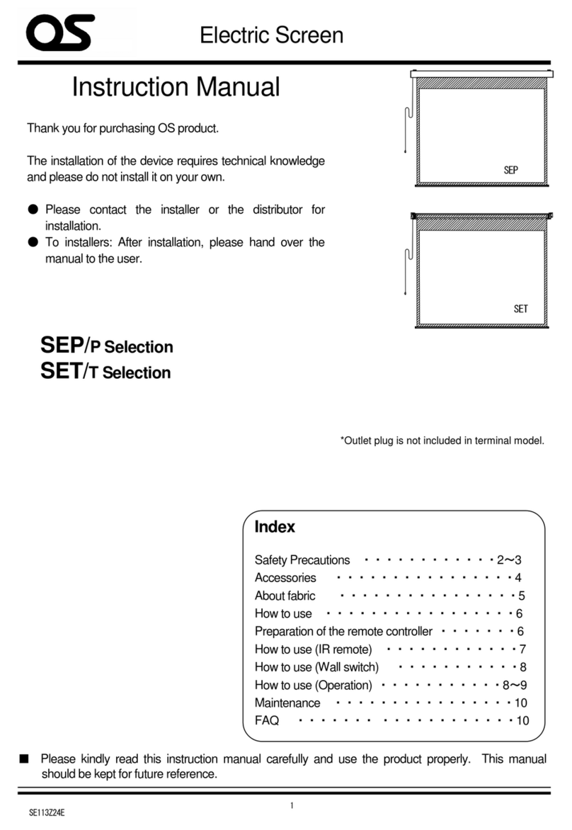 OS SEP Series instruction manual OS SEP Series instruction manual