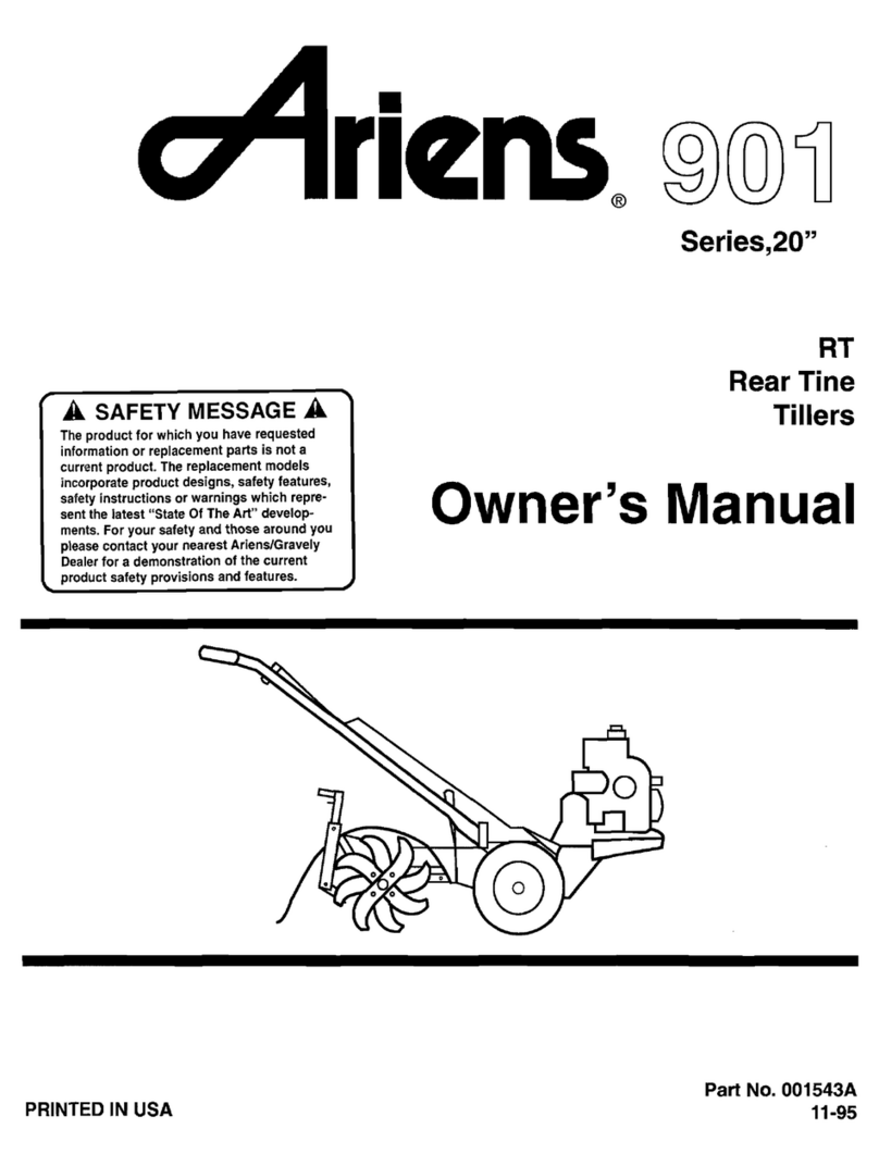 Ariens 901018 owner's manual