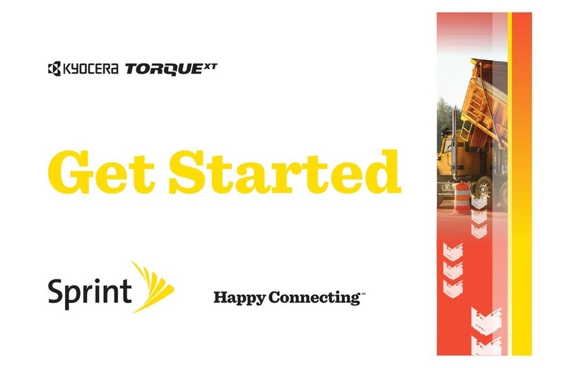 Kyocera Sprint Torque Installation and operation manual