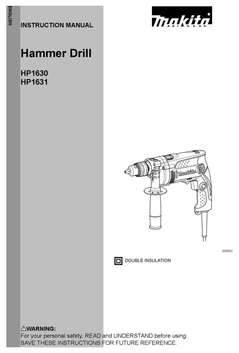 Makita HP1630 User manual Makita HP1630 User manual