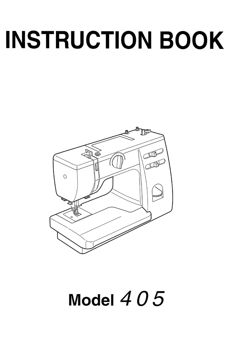 Janome 405 Instruction book