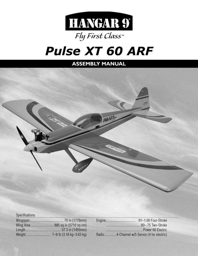 Hangar 9 Pulse XT 60 ARF Assembly manual