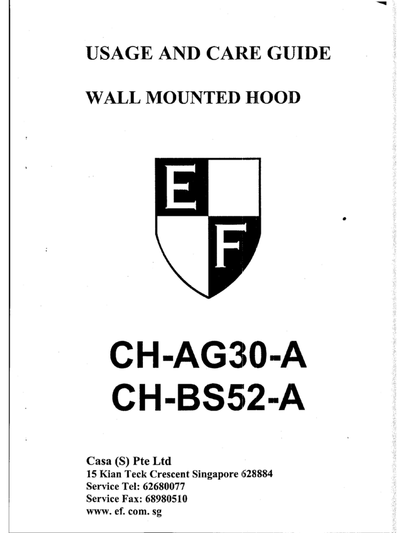 Casa (S) Pte Ltd. CH-AG30-A Use and care guide Casa (S) Pte Ltd. CH-AG30-A Use and care guide