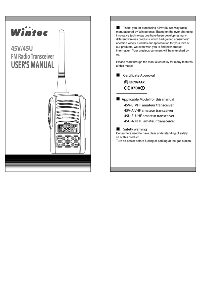 Wintec 45V user manual