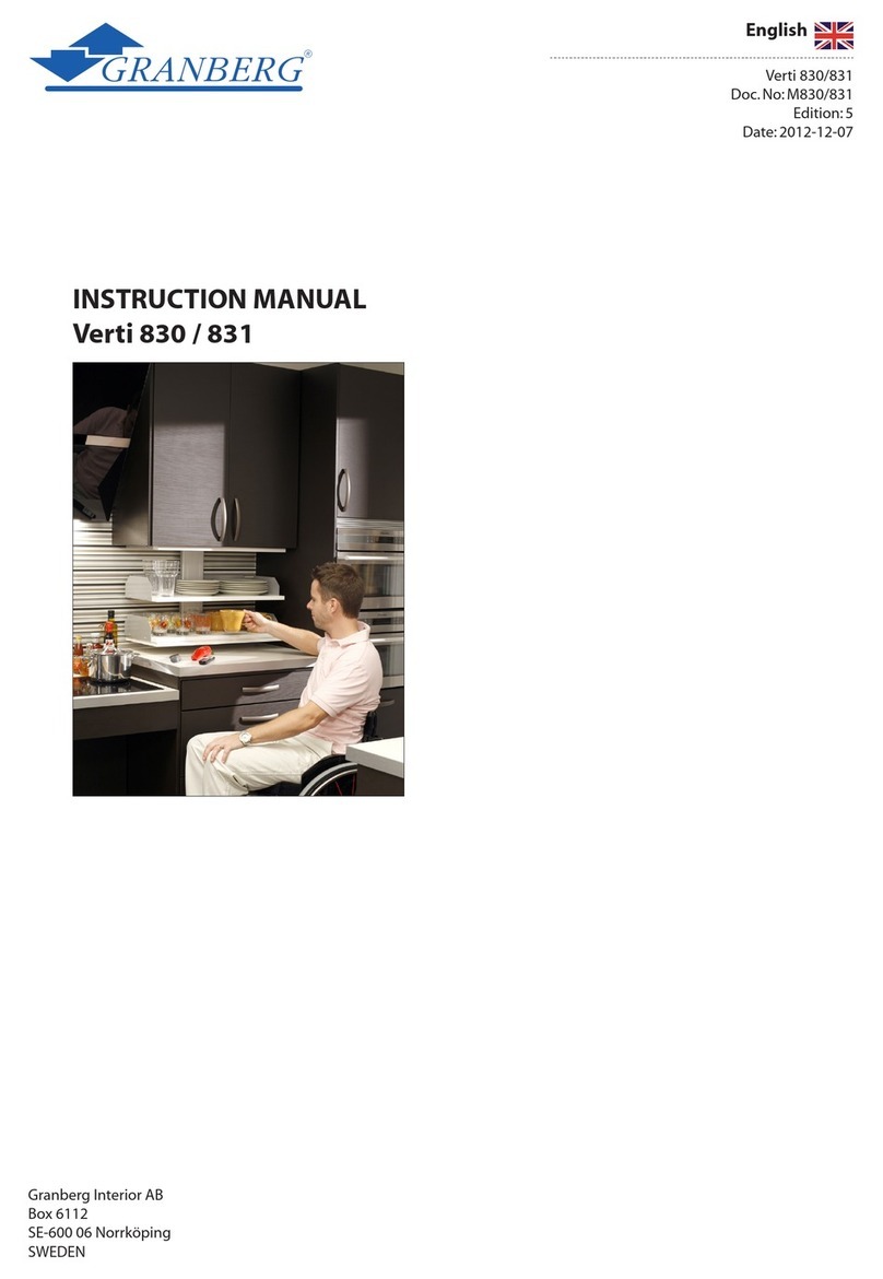 Granberg Verti 830 instruction manual