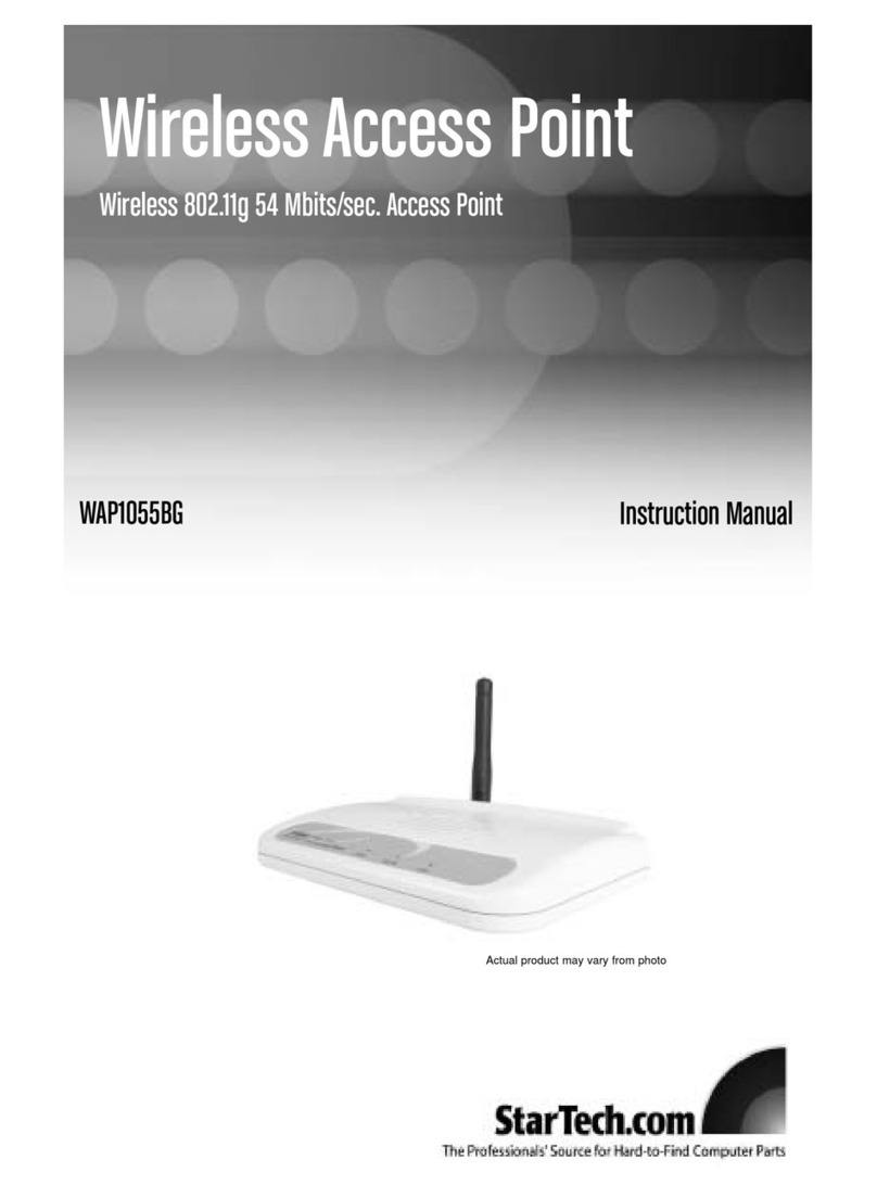StarTech.com WAP1055BG User manual StarTech.com WAP1055BG User manual