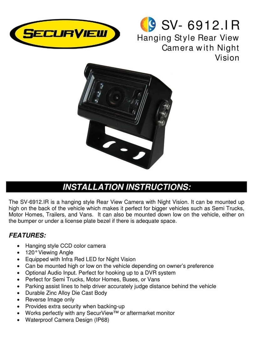 secureView SV- 6912.IR installation instructions