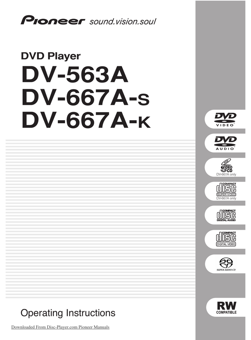 Pioneer DV-563A User manual