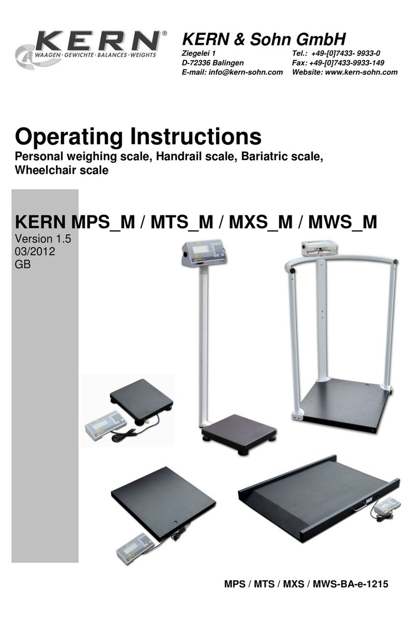 KERN MPS_M User manual