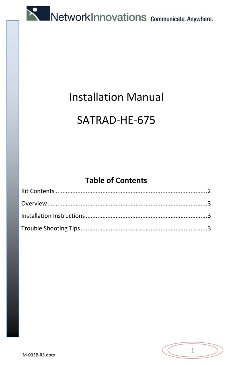 SATRAD SATRAD-HE-675 installation manual