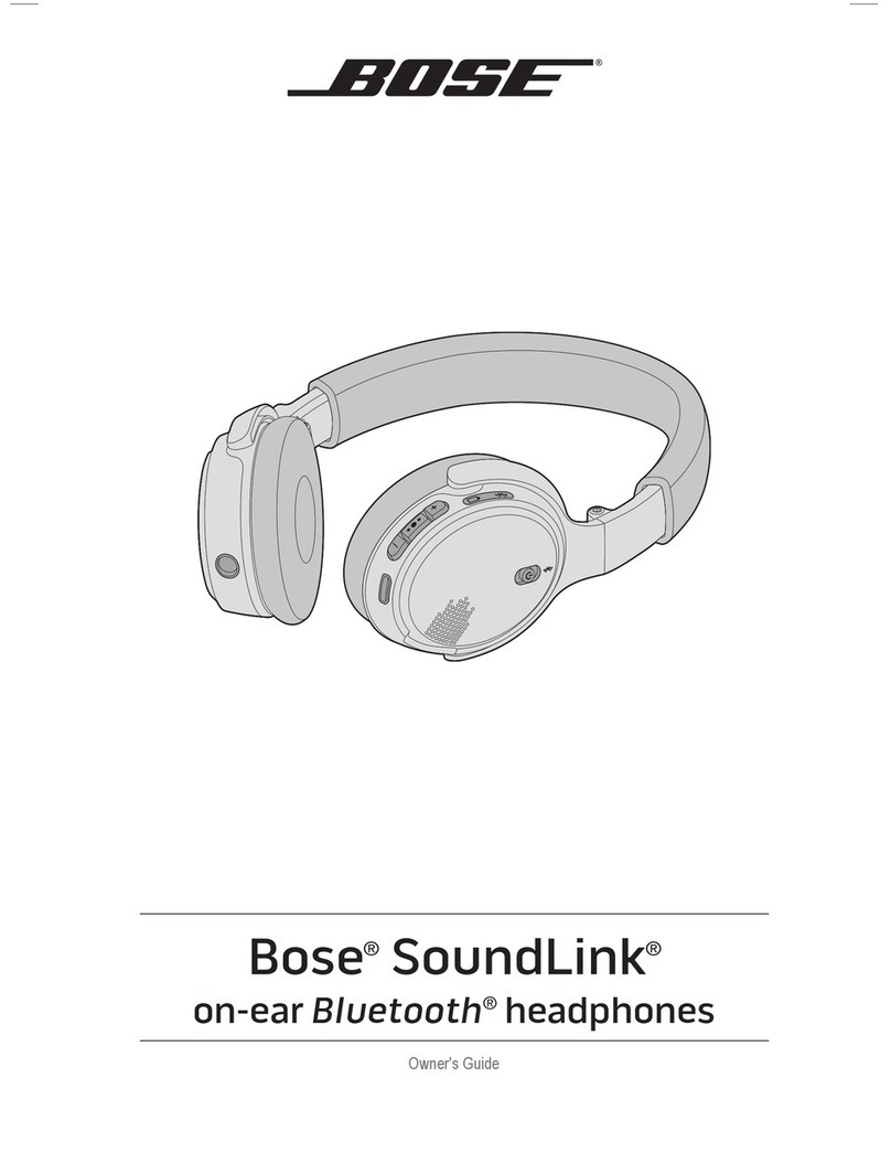 Bose SoundLink Wireless Music System User manual Bose SoundLink Wireless Music System User manual