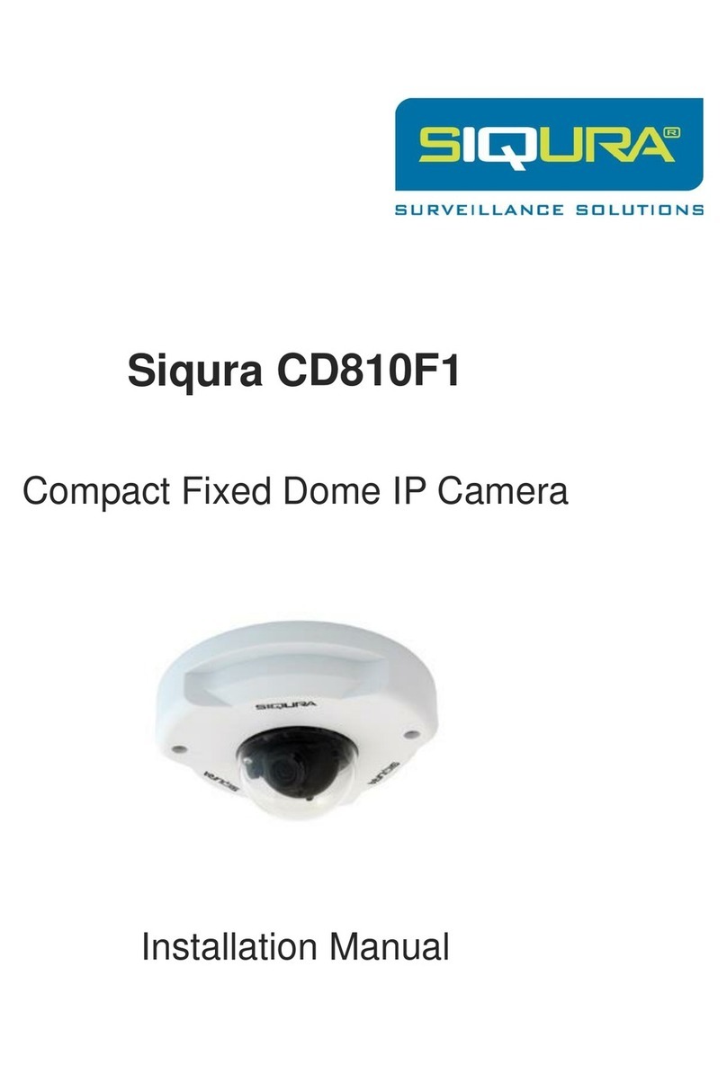 Siqura CD810F1 installation manual