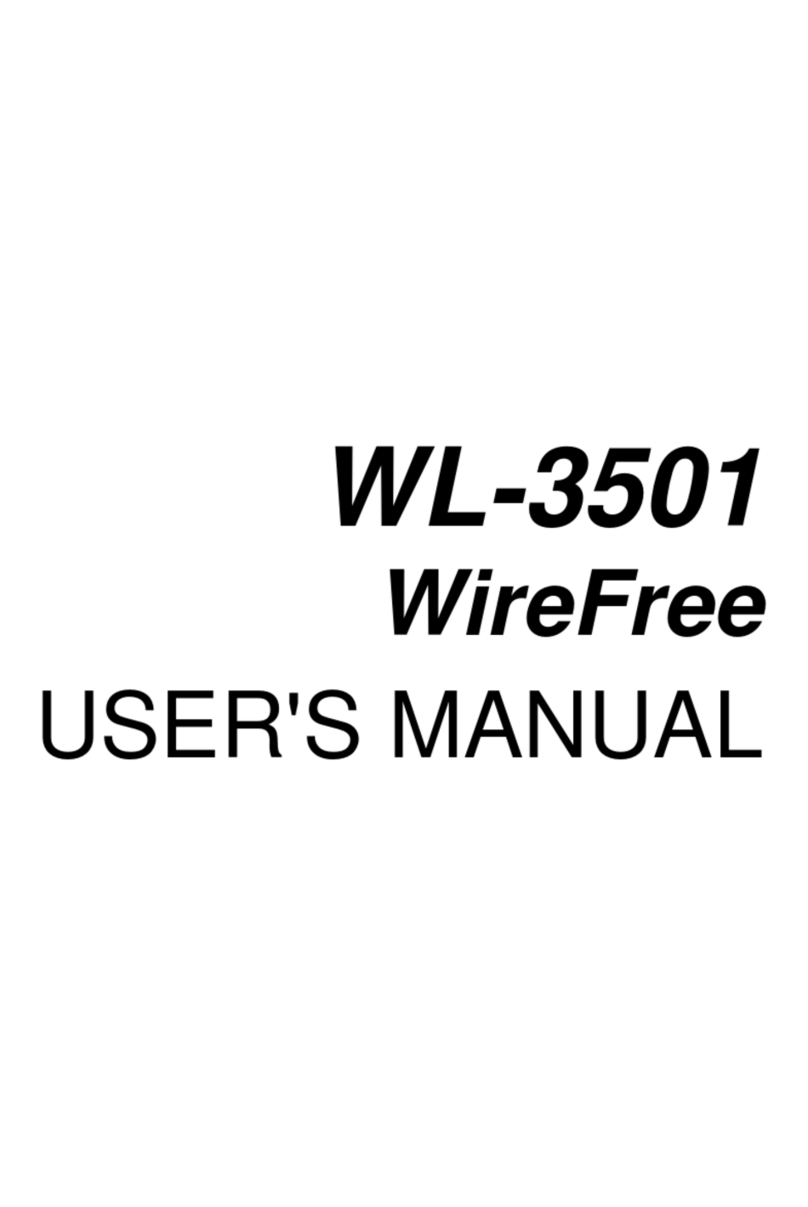 Planet WL-3501 WireFree user manual