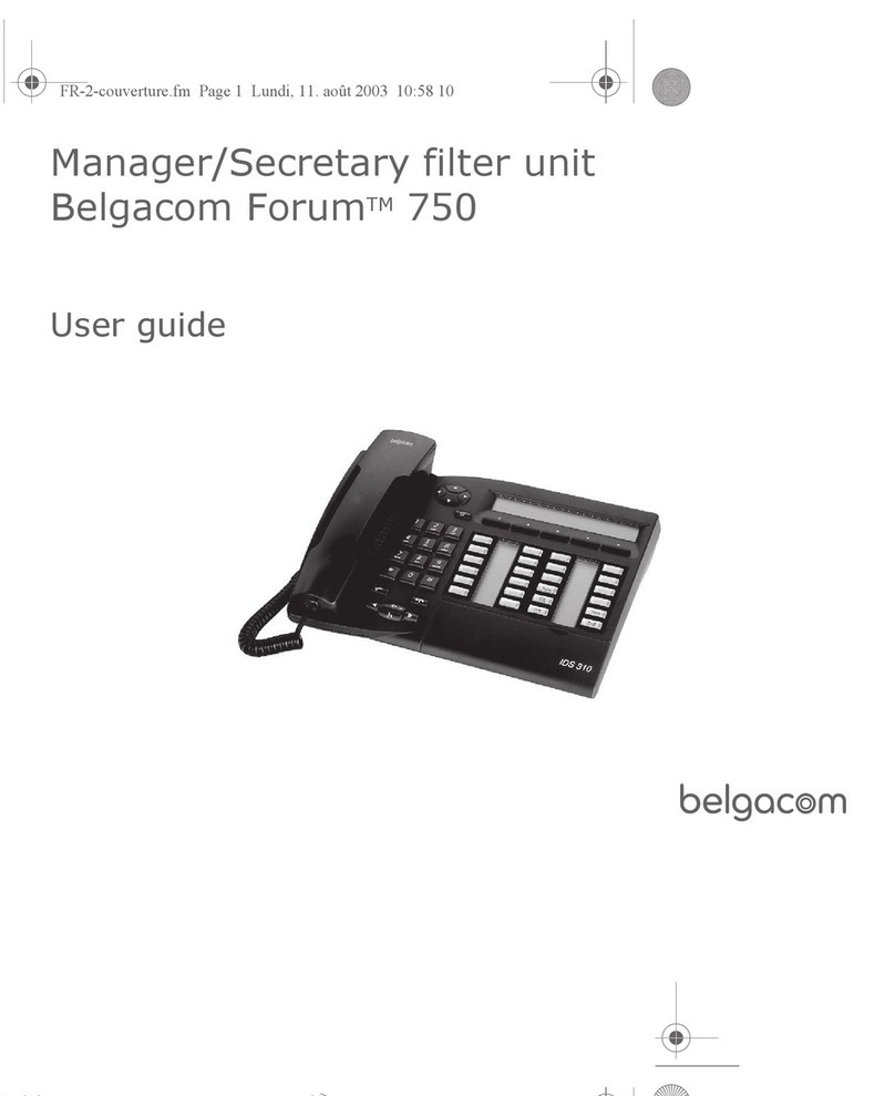 BELGACOM Forum 750 user guide