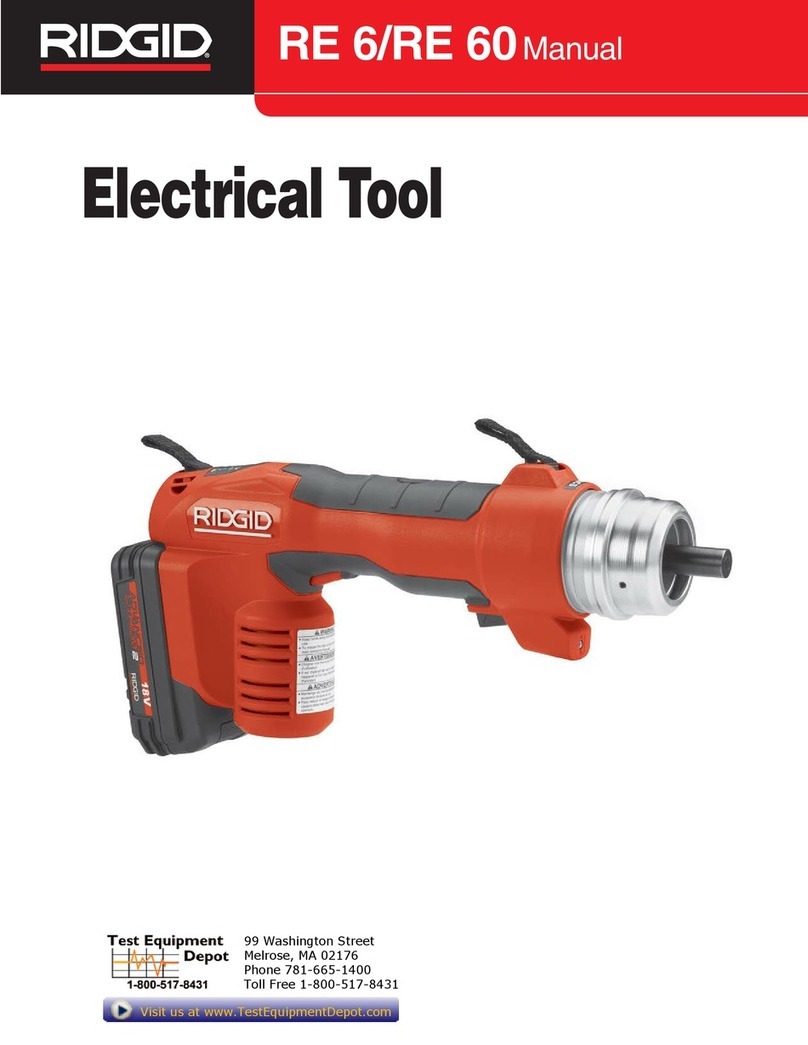 RIDGID RE 6 Manual guide