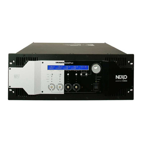 Nexo NXAMP 4X4 Service manual