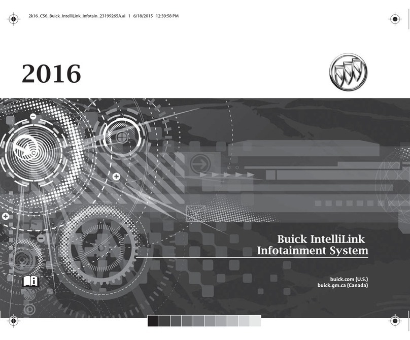 Buick 2016 IntelliLink Infotainment System user manual