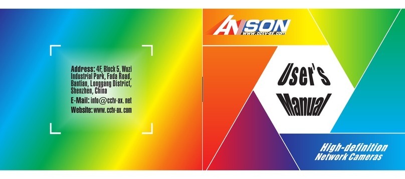 AN SON 720P 1.3MP user manual
