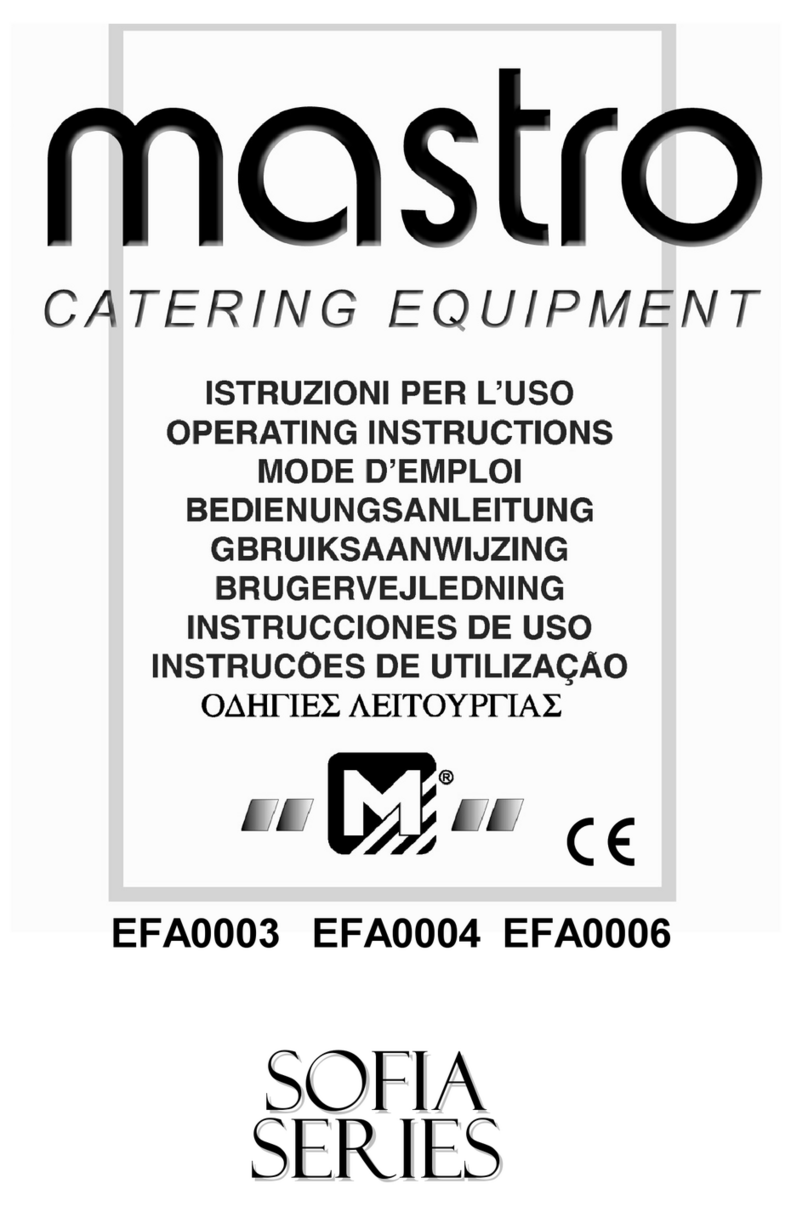 mastro SOFIA Series EFA0003 operating instructions
