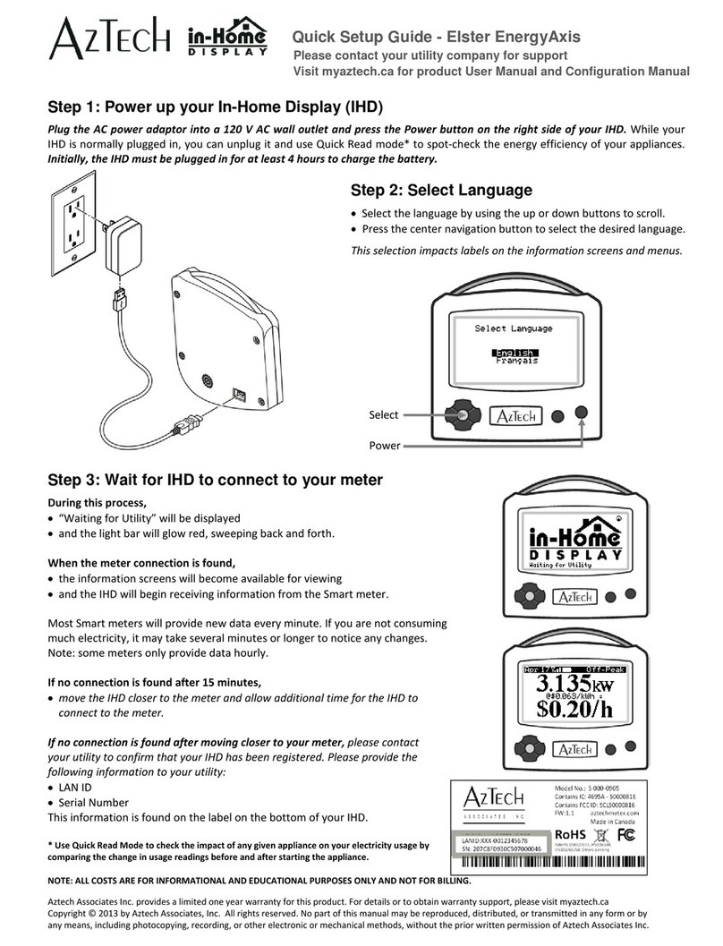 Aztech Elster EnergyAxis User manual