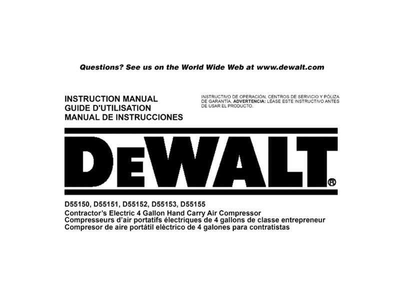 DeWalt Emglo D55150 instruction manual DeWalt Emglo D55150 instruction manual