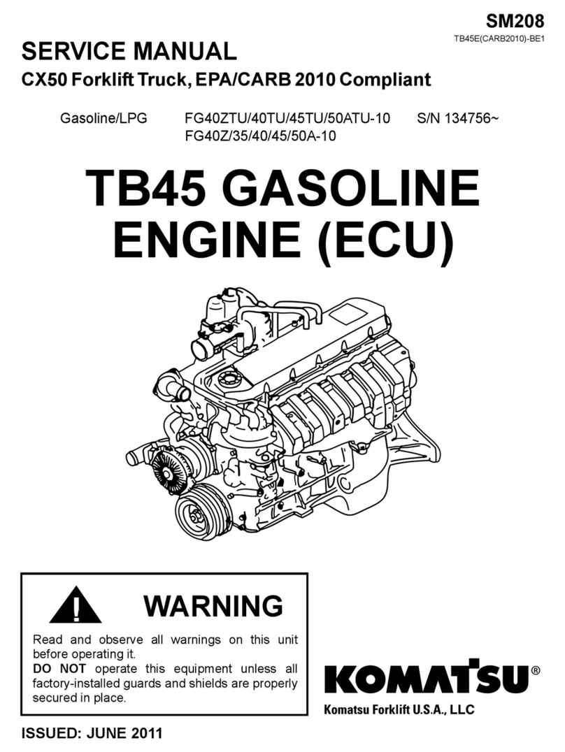 Komatsu TB45 Service manual