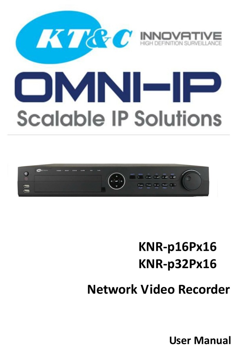 KT&C KNR-p16Px16 User manual