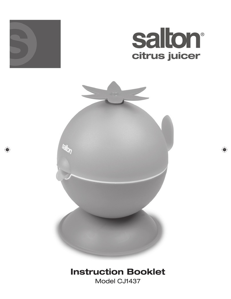Salton CJ1437 Instruction booklet