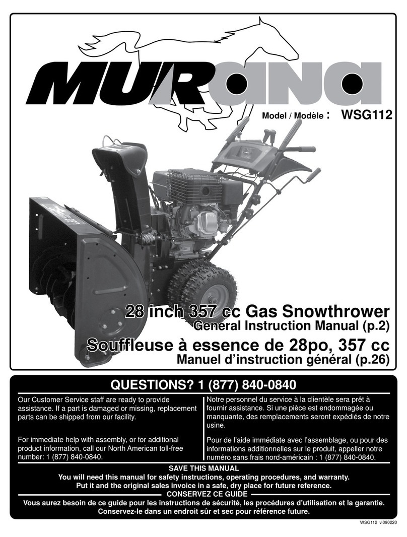 Murana WSG112 General instruction manual