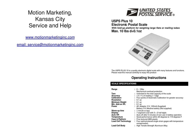 USPS Plus 10 operating instructions