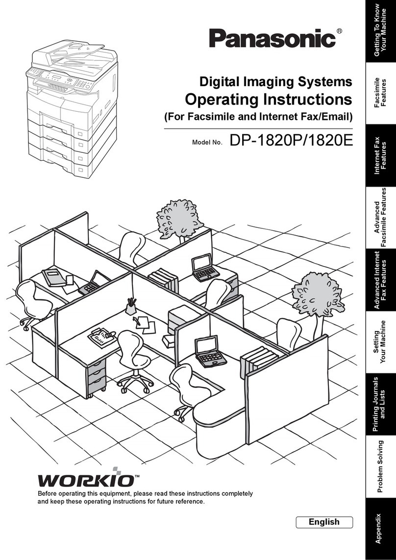 Panasonic Workio DP-1820P User manual