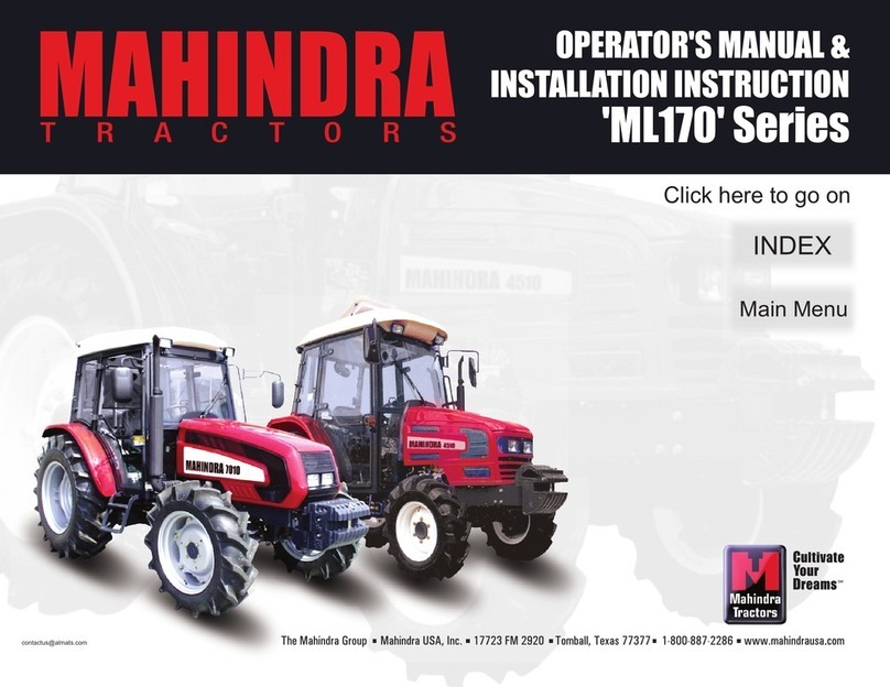 Mahindra ML170 series User manual