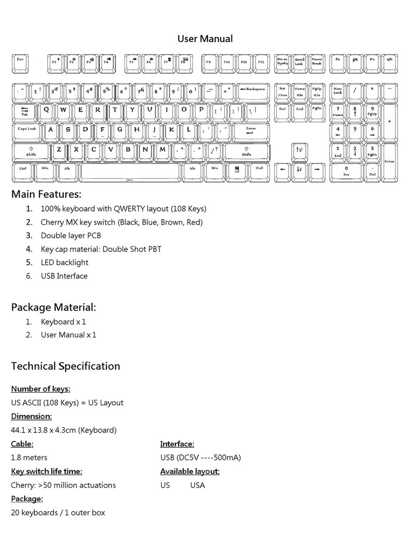 Deck CBL-108 User manual