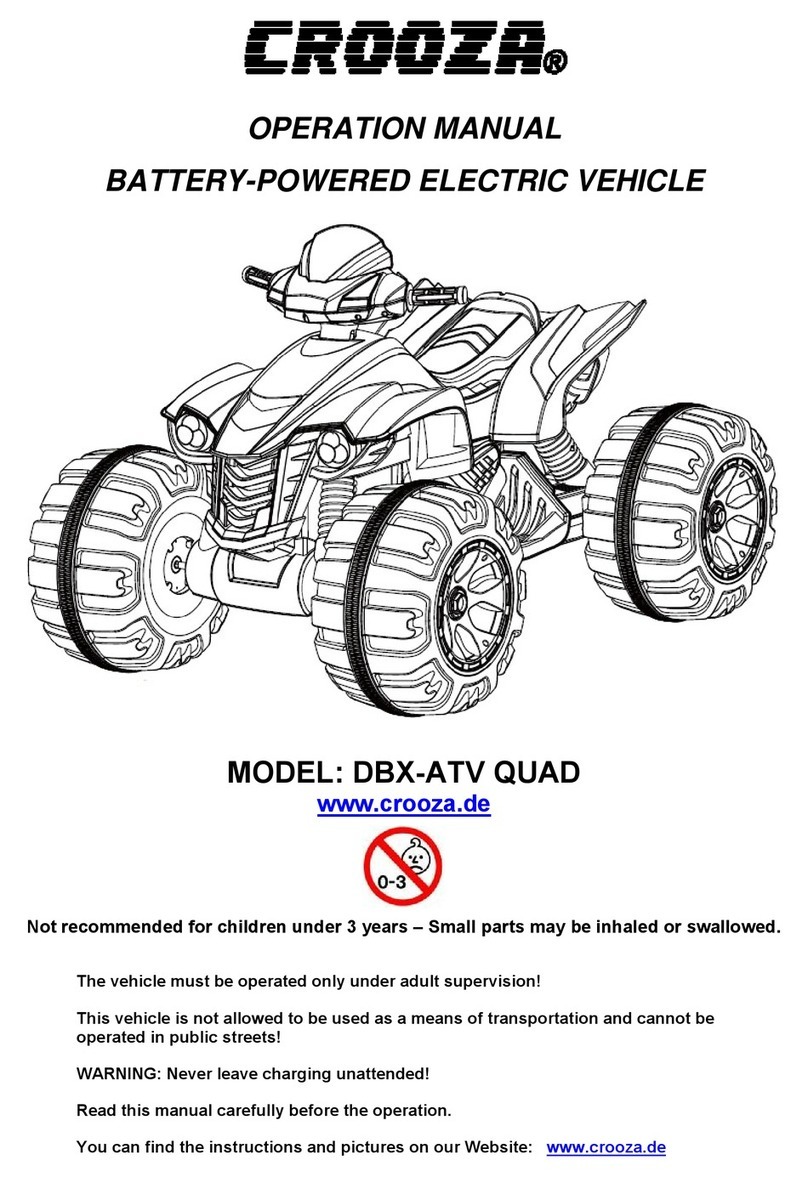 Crooza DBX-ATV QUAD Operation manual