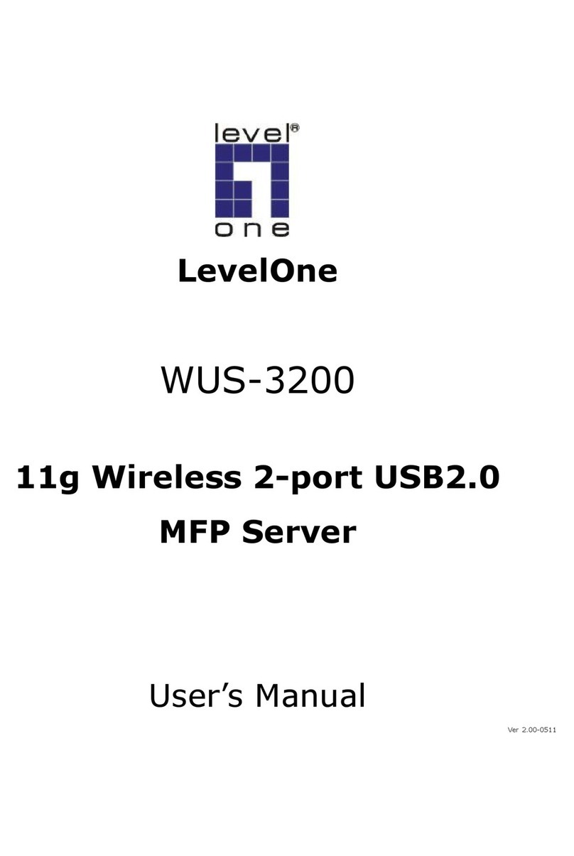 LevelOne WUS-3200 user manual